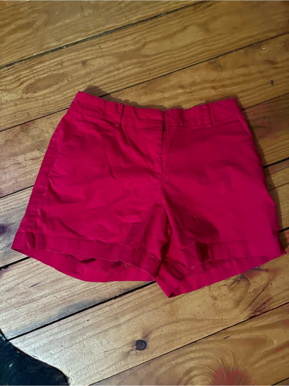 Women’s Red Classic Tailored Shorts